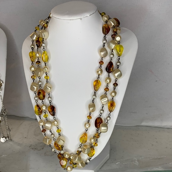 Jewelry - Elegant Multi-Strand Beaded Necklace